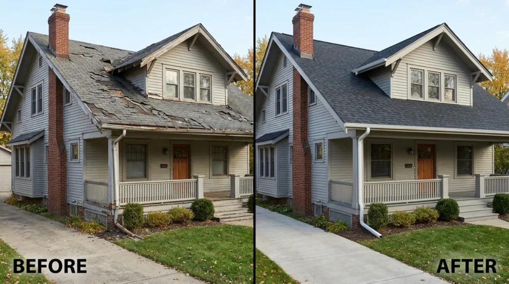 Top Tier Roofing and Siding - Before & After 2