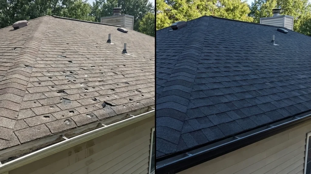 Top Tier Roofing and Siding - Before & After 1