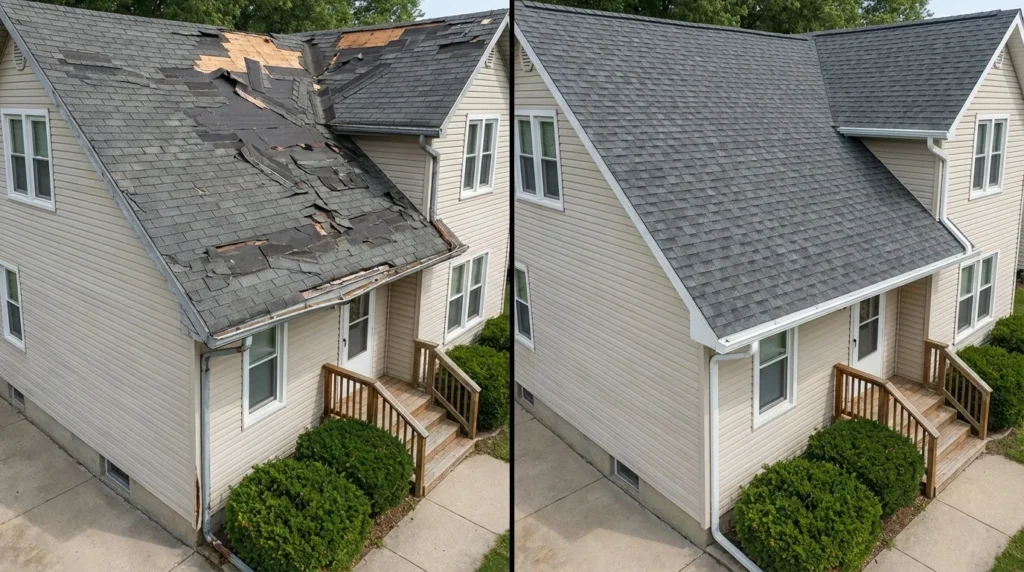 Top Tier Roofing and Siding - Before & After 2