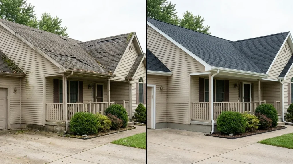 Top Tier Roofing and Siding - Before & After 2
