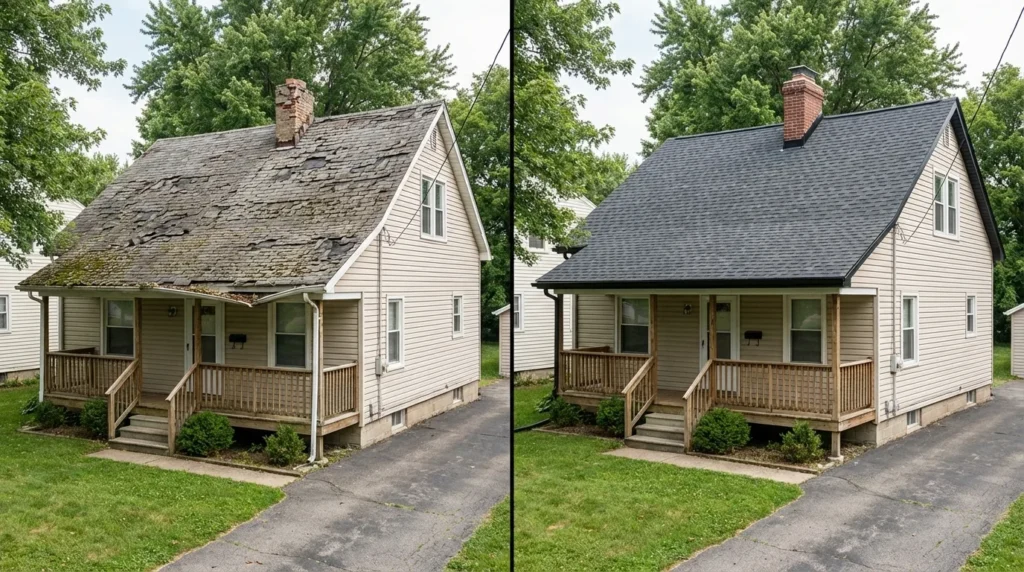 Top Tier Roofing and Siding - Before & After 2