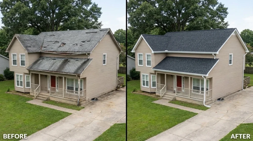 Top Tier Roofing and Siding - Before & After 2