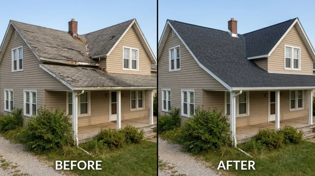 Top Tier Roofing and Siding - Before & After 2