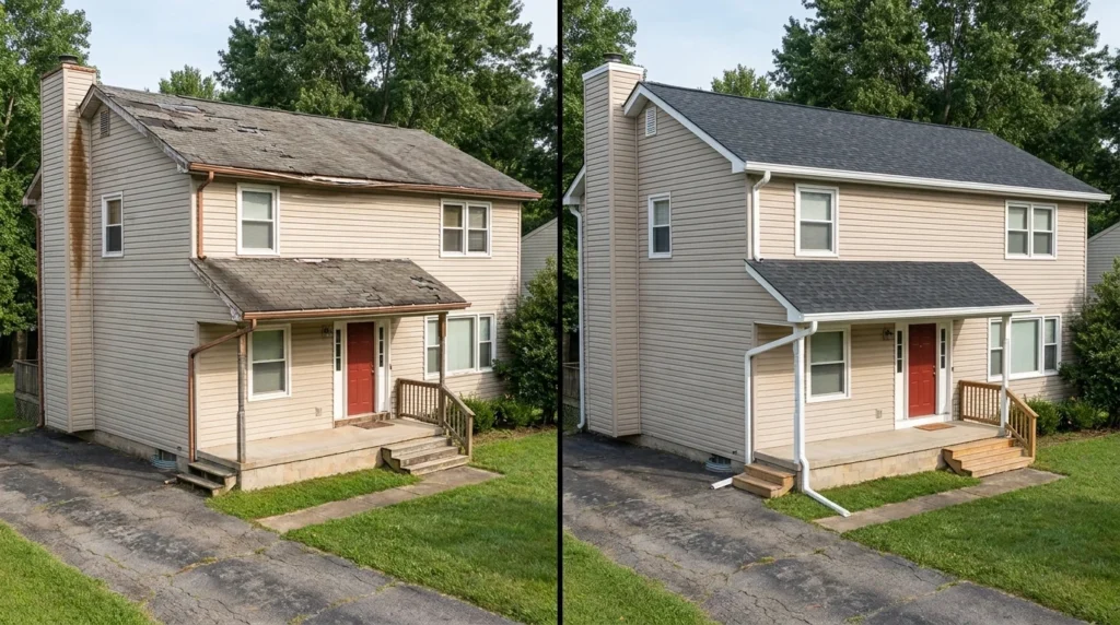 Top Tier Roofing and Siding - Before & After 2